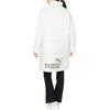 Puma Large Logo Windbreaker Long Casual Sports Warm Cotton Jacket Women Jacket White 585092-05