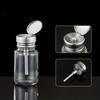 1PC  Plate Washing Water Pressure Bottle, Glass Alcohol Bottle, Press Type Alcohol Bottle, Nail Art Tool, Nail Washing Water Bottle