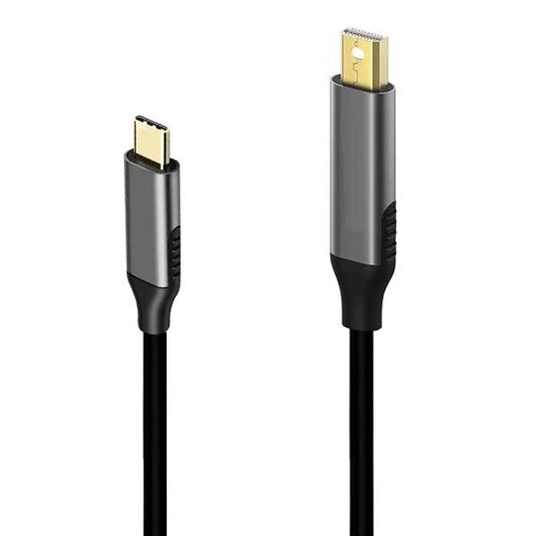 

Кабель-адаптер Mini DisplayPort Male to USB-C / Type-C Male длиной 1,8 м