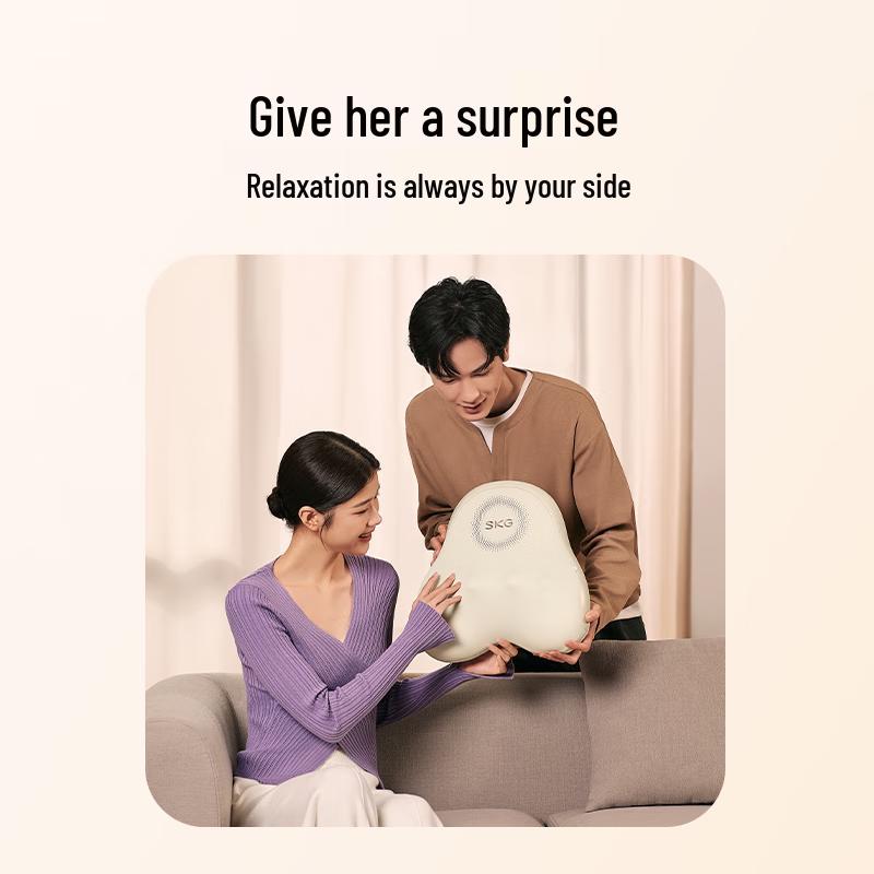 SKG T5 Series 2nd Gen Deluxe Massage Lumbar Cushion