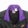 Nike 3-Color Nylon Blouson Outer Men S Black Purple Red Adjustable Drawstring Full Zip