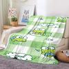 3D Printed Big -eyed Frog Card Kero Kero Keroppi Blanket Living Room Bedroom Sofa Cover Blanket Children's Nap Sleeping Blanket