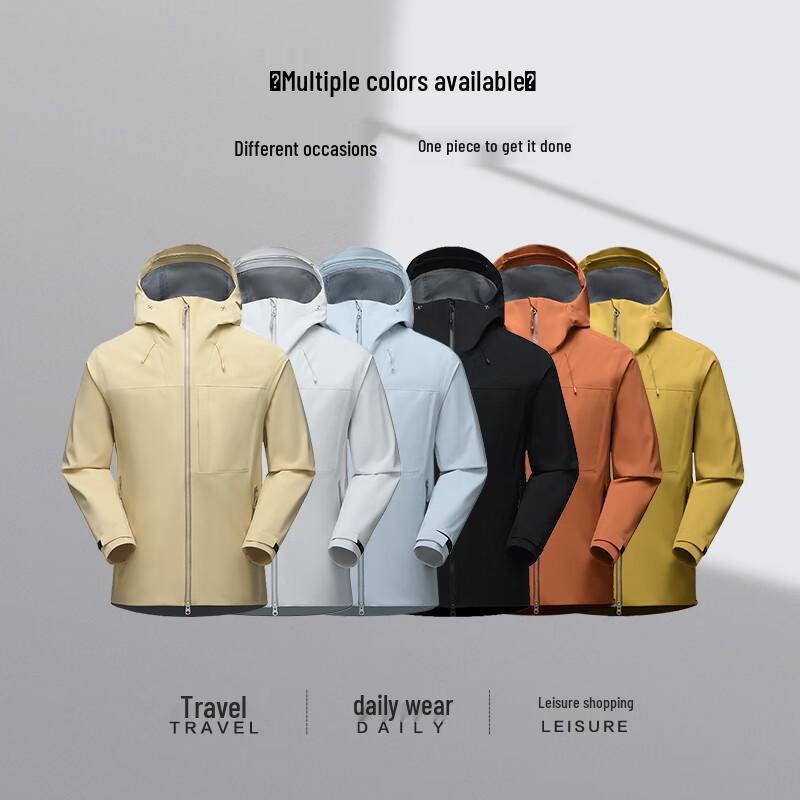 SHANSHAN Men's Hooded Outdoor Windproof Jacket