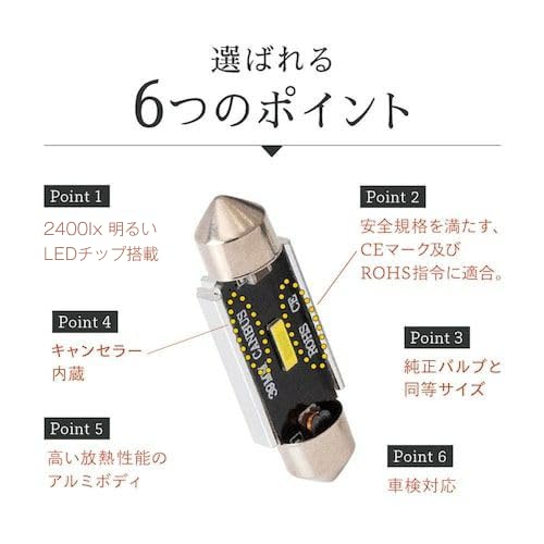 HID Shop LED T10 Number Light Room Lamp/Back Lamp etc.