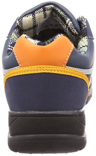 GD Japan Offshore Surf Brand Work Shoes with Steel Toe Cap, 3E, Navy, Size 25.0 cm