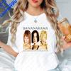 Retro Pop Music Group Bananaramas Summer Trend Harajuku Shortsleeved Unisex Pattern Largesized Tshirt For Both Unisex And Unisex