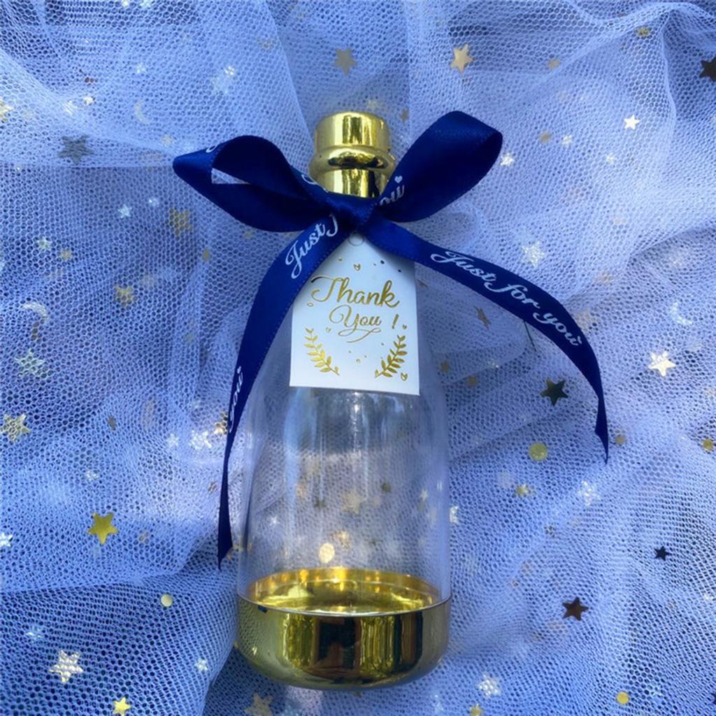 Champagne Bottle Candy Container Wedding Bottle Mini Favor Container Decorative Candy Jar Suitable for Holiday Birthday Party