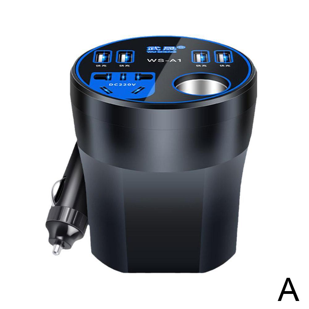 

Преобразователь напряжения 12В/24В в 220В для автомобиля, инвертор, розетка Type-C, зарядное устройство, автомобильный преобразователь мощности, зарядное устройство 3.1А, многофункциональный