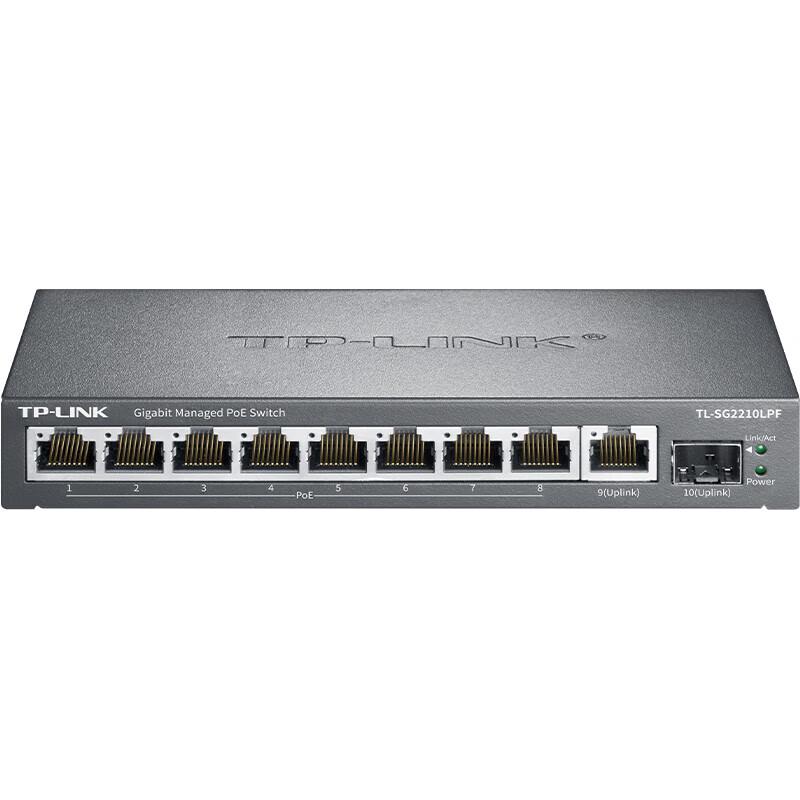 TP-LINK TL-SG2210LPF 10-Port Gigabit PoE Switch