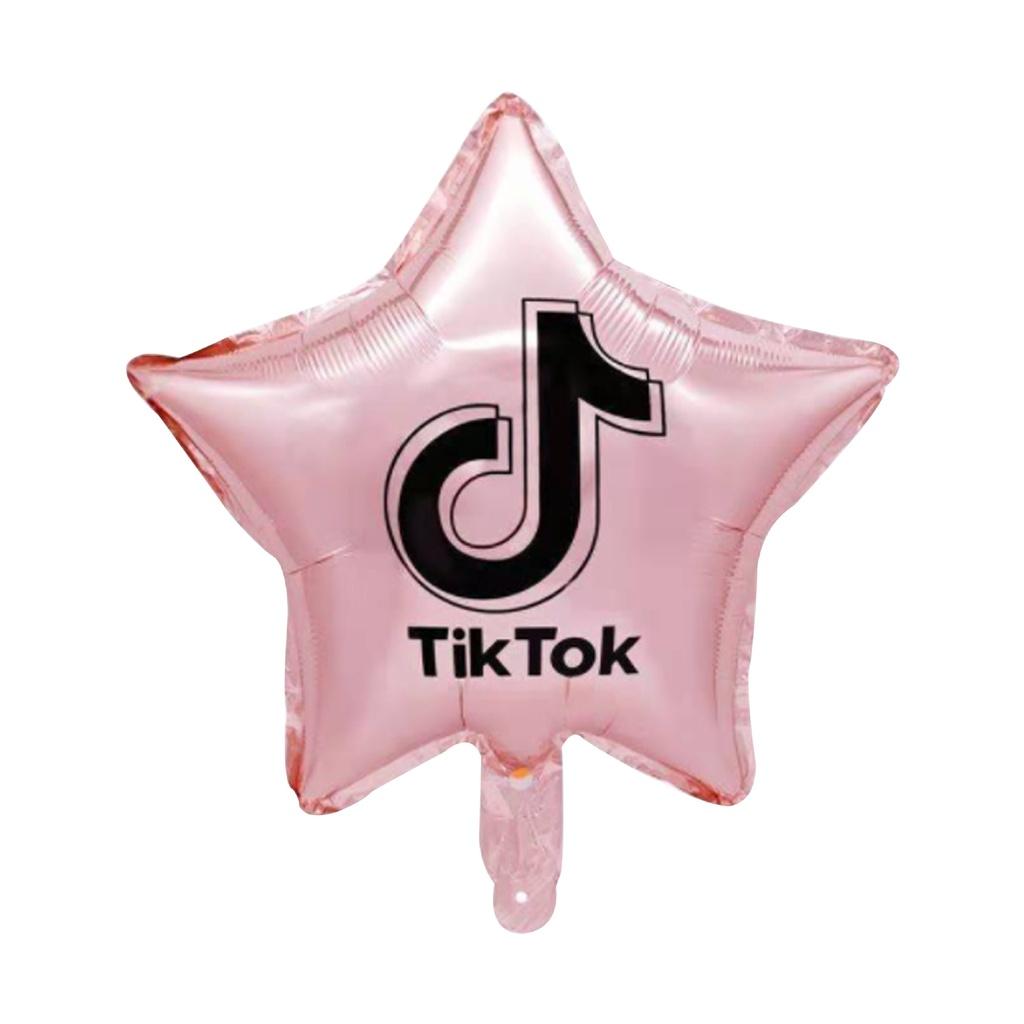 Tik Tok Logo Star Foil Balloon For Adults And Kids Birthday Party Decor Supplies