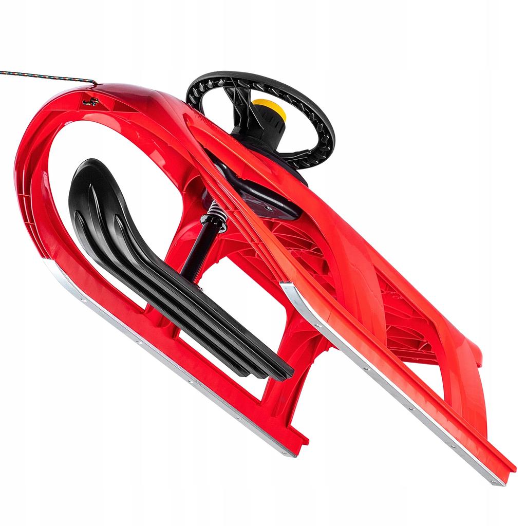KADAX Plastic Sleds with Steering Wheel Sled Nartosanki Slider Downhill