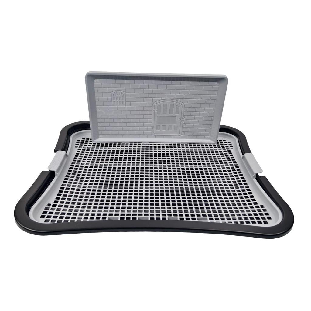 Dog Toilet Pet Mesh Training Potty with Protection Wall No Spilling No Leaking Keep Paw Dry Dog Potty Tray for Outdoor Home