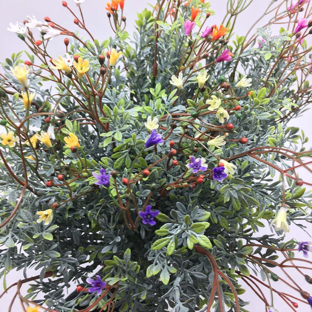 7-heads Baby's Breath Simulation Decor Home Office Plastic Flower Bouquet