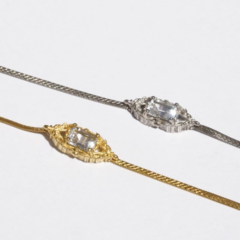 

tomorrowobject Light in the forest. bracelet 02 plated 18k gold