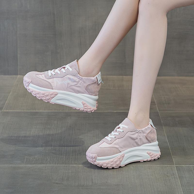 Thick-soled Dad Shoes, Women's Sports Casual Board Shoes, Breathable and Versatile Shoes