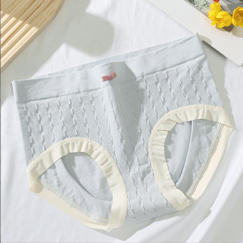 Fashion New Soft Women's Underwear Lace Student Briefs Sexy Cotton Lace Soft Comfortable Panties Briefs