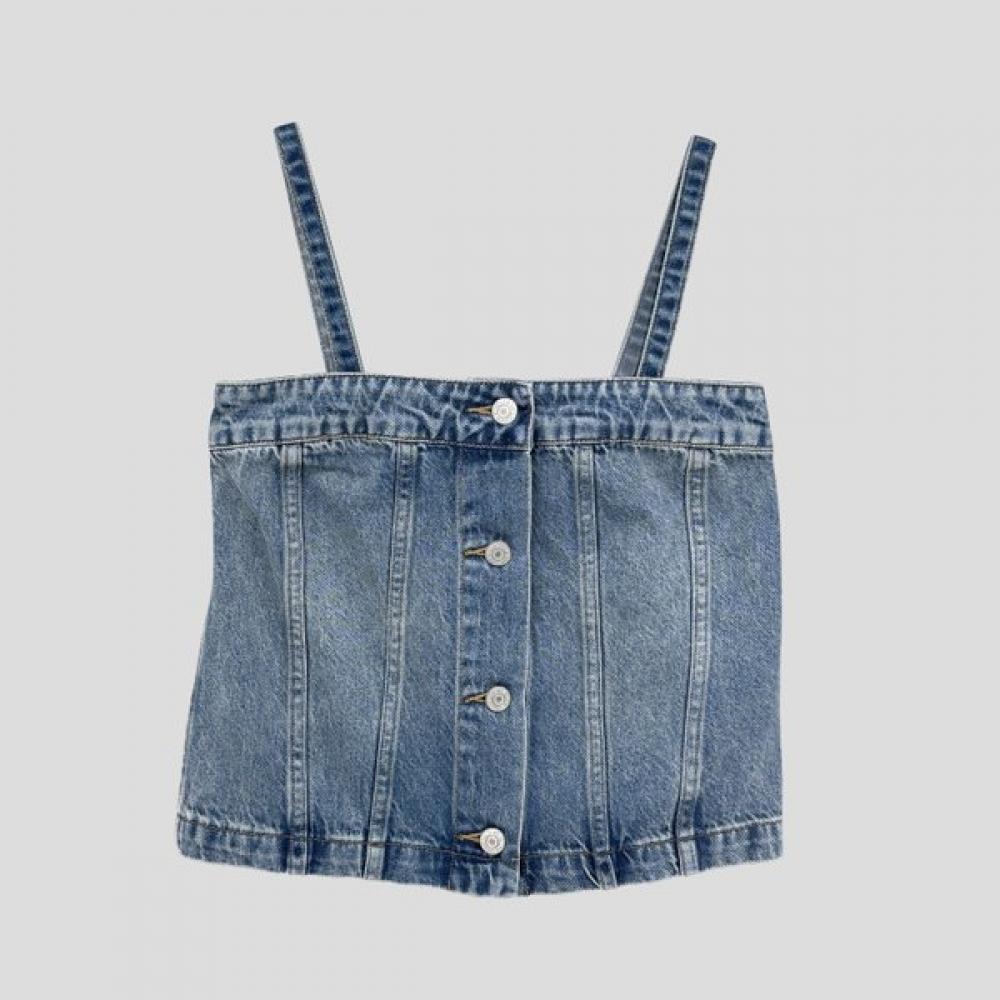 Levi S Женский джинсовый бюстье 008gd 0000 80(XS)