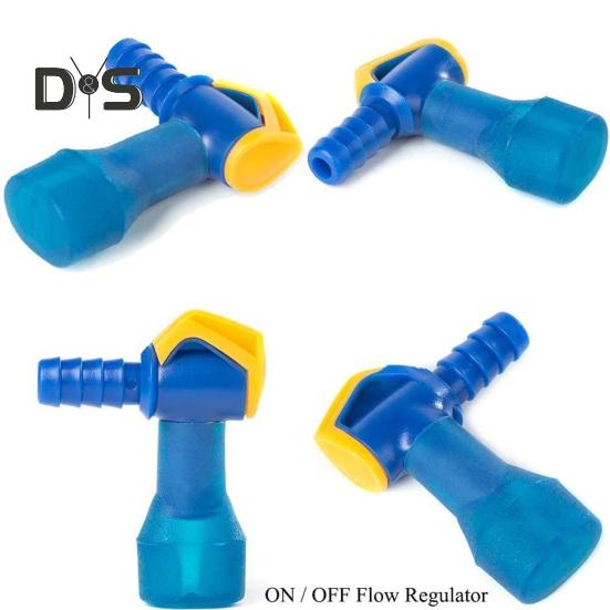 Bite Valve Replacement Hydration Pack Mouthpiece with 2 Hose Connector Shut/On Off Valve And O-Ring Replacement Parts Accessories