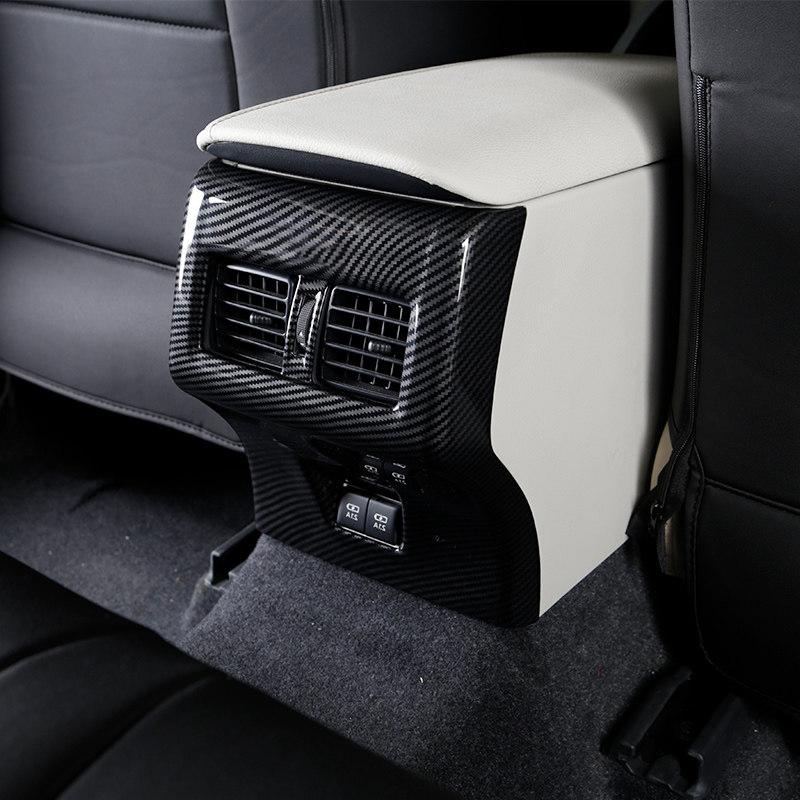 Für Toyota Camry 70 XV70 2018    2022 2023 ABS Carbon Auto Hinterer Luftauslass Lüftungsgitter Verkleidung Abdeckung Anti-Kick-Pad Zubehör