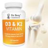 Vitamina D3 K2 com Pó MCT - Inclui 2.000 UI de Vitamina D3 e 50 mcg de Vitamina K2 MK7 - Sem Açúcares Adicionados, Maltodextrina ou Xarope de Milho