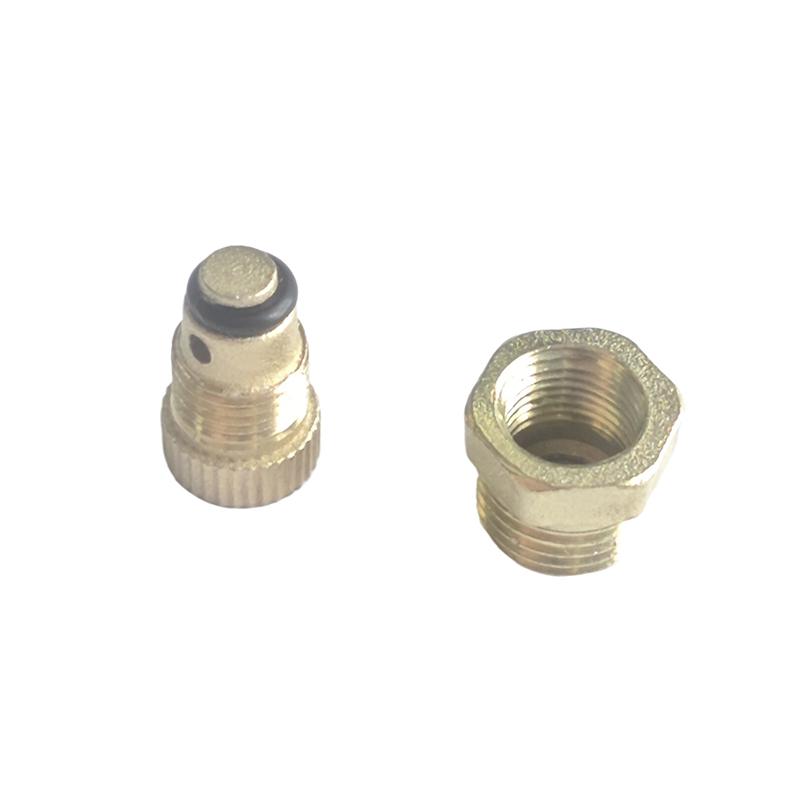 2Pcs Hardware Accessories Small Air Pump Accessories Silent Air Compressor Drain Valve Screw Copper Hand Tools