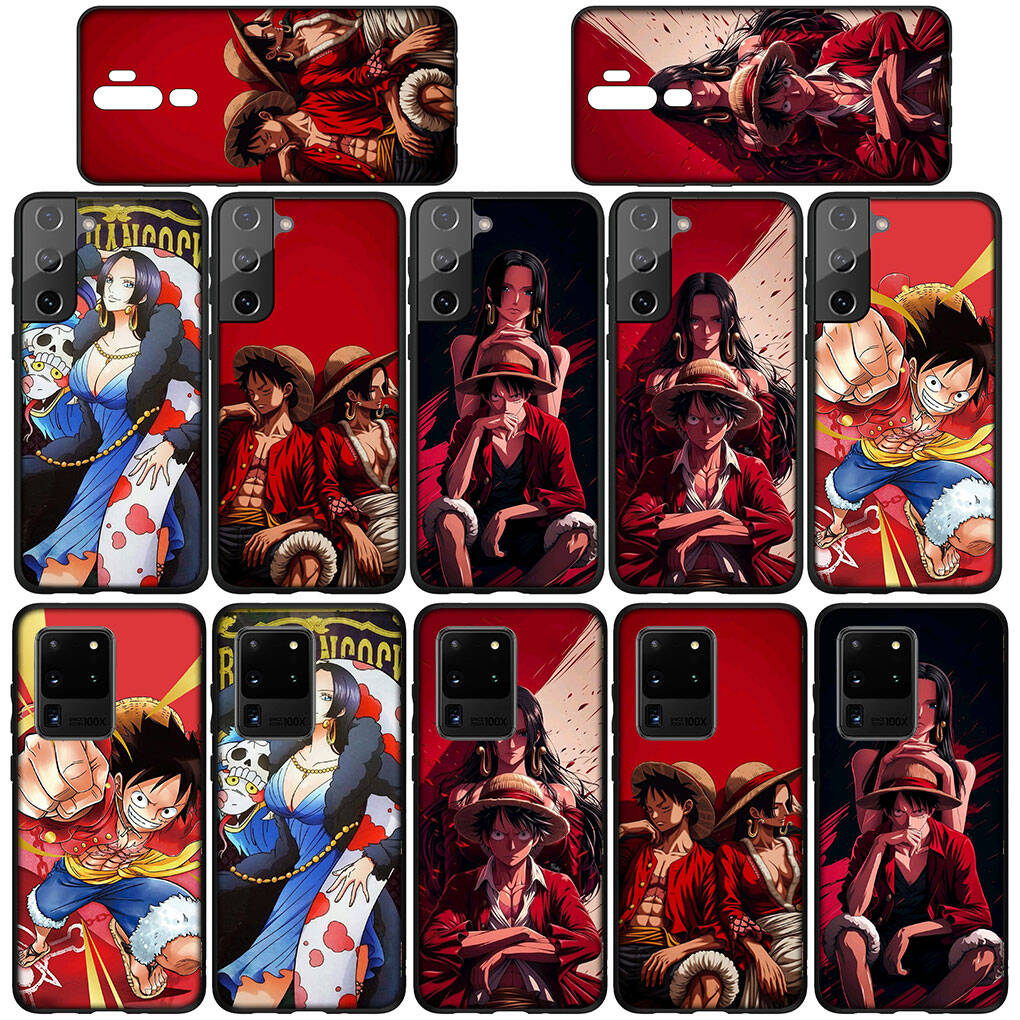 Phone Case for iPhone 17 15 16 Plus Redmi Note 14 12 11 13 Pro Max Huawei P30 P20 Lite OPPO A60 A80 A38 A54 Boa Hancock Funda One Pieces Luffy Cover