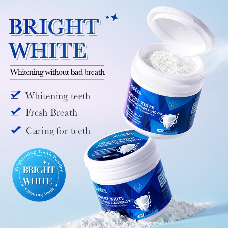 Teeth Whitening Powder Reduce Plaque Stain Deep Clean Oral Cleaning Fresh Breath Toothpaste Protect Gum Oral Care Tools