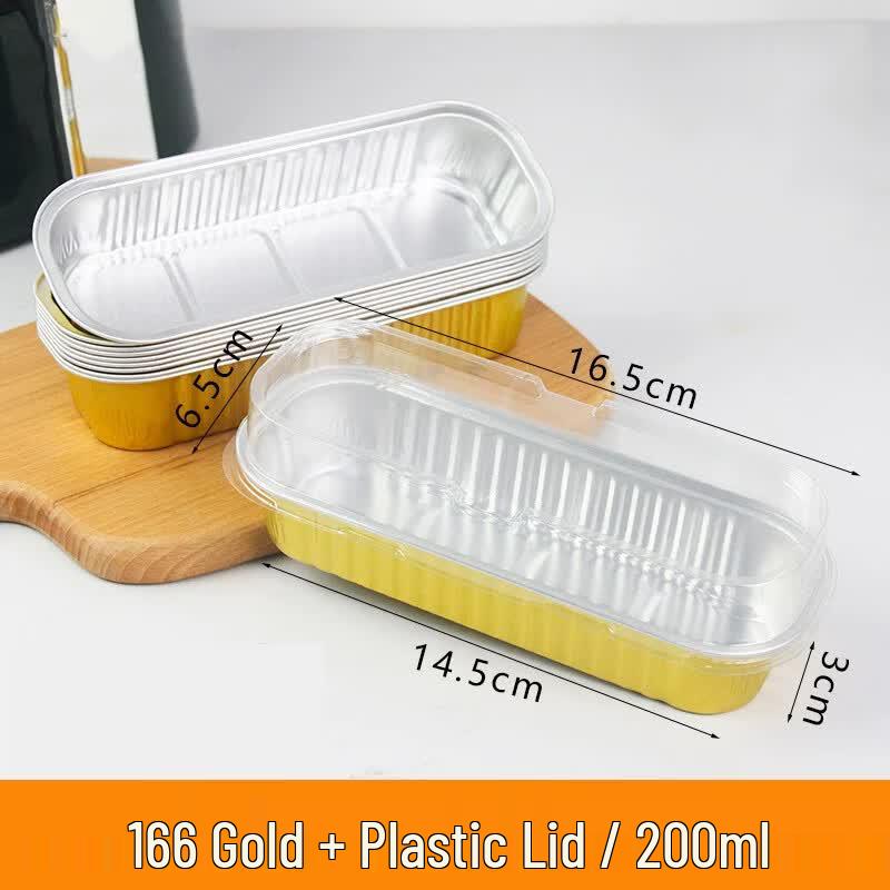 Disposable Aluminum Foil Baking & Air Fryer Pans with Lids