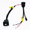 H4 LED Relay Harness For Bi-led Projector LenAs LED Bulbs H4 Socket Cable Wiring LED Headlight Connector Car Lights Accessories