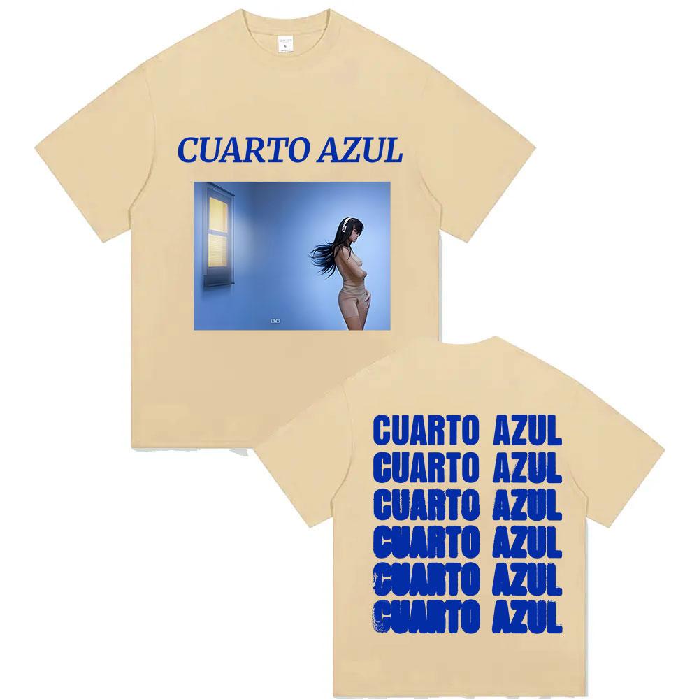Aitana Cuarto Azul Tour T-shirt Men and Women Summer Cotton Y2K Clothing Casual Fashion Round Neck Short Sleeved Tee