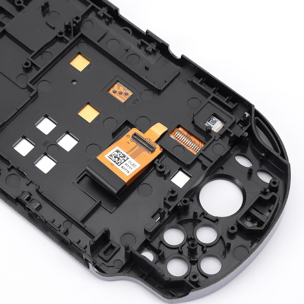 Pannello Schermo LCD Touch Screen con Telaio Pannello Display Schermo LCD Sostituzione Originale per Playstation PS Vita PSV 1000