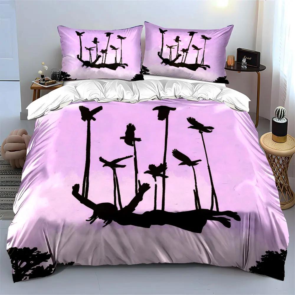 "Flying Bird Art Decor Set" Soft Comfortable Duvet Cover Bedding Set Included 1*Duvet Cover & 2*Pillowcases, gift