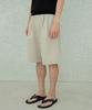 Pyeonma Banding Bermuda Pants - Beige