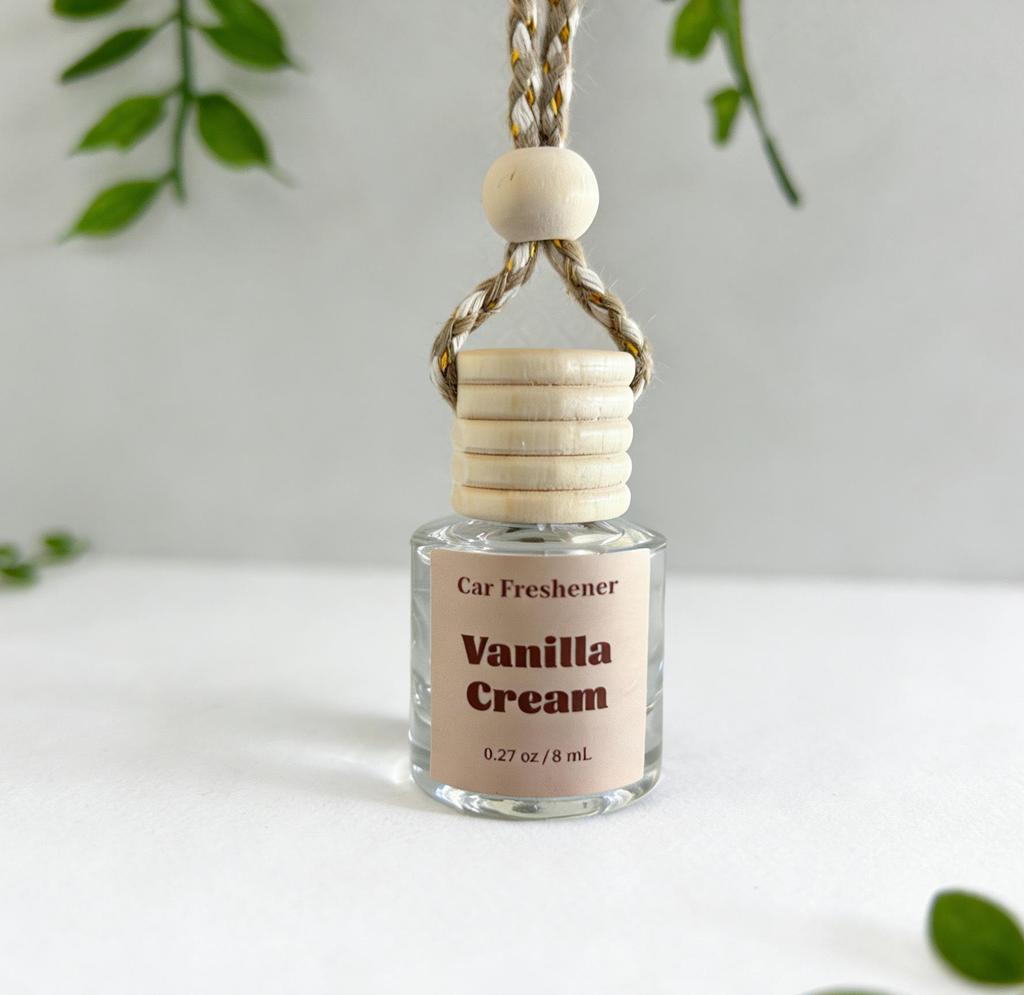 Hanging Car Air Freshener Gift Set: Long-Lasting Essential Oil Aroma, 4-Pack