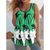 Women's Summer Casual Sleeveless T-Shirt - Breathable Textured Fabric, Crew Neck Design, Suitable for Everyday Casual Wear, Summer Clothing.