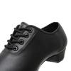 Leder-Tanzschuhe für Jungen und Herren, Performance-Wettbewerb, internationaler Standard, lateinamerikanischer Tango, Walzer, Tanzschuhe, Absatzhöhe: 3,5 cm