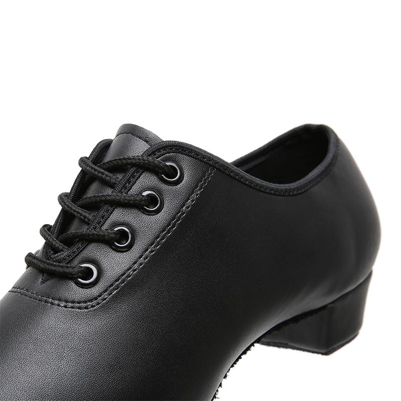 Leder-Tanzschuhe für Jungen und Herren, Performance-Wettbewerb, internationaler Standard, lateinamerikanischer Tango, Walzer, Tanzschuhe, Absatzhöhe: 3,5 cm