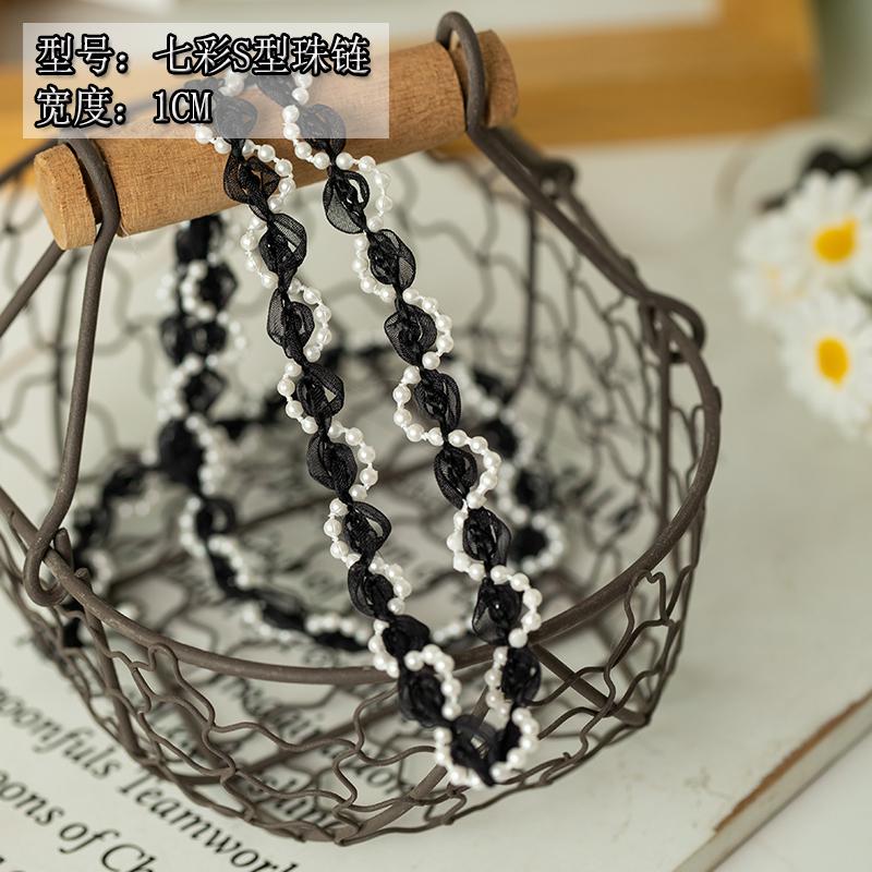 2Meters Black Lace Ribbons Trim For Party Dress Decor Fabric DIY Apparel Sewing Supplies Clothing Collar Cuff Needlework Crafts