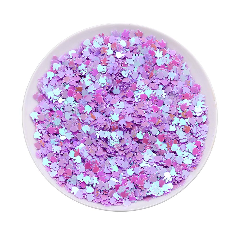 10g Butterfly Sequins Laser Glitter Sequin Epoxy Resin Paillettes Rabbit Heart Sequin for DIY Epoxy Resin Crafts Nail Art Decor