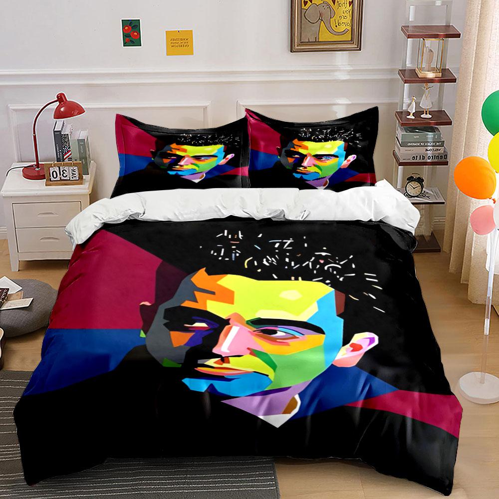 

Colorful geometric face illustration. Bedding sets Duvet cover sets Duvet covers Pillowcases(1 * Duvet Cover 2 * Pillowcases without duvet insert) 135x200cm