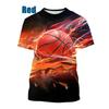Paint Splatter Basketball T-Shirt Men Women 3D Print Graphic Tee  Summer Outdoor Sports Quick-Drying Casual Fashion Streetwear