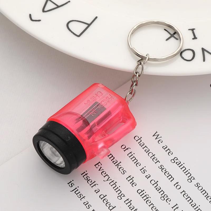 Bunte Mini-Taschenlampen-Schlüsselanhänger - Kleine LED-Taschenlampen für Kinderparty-Mitgebsel & Rucksack-Zubehör