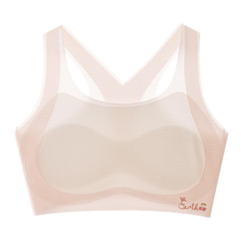 Seamless Developmental Bra & Anti-Bump Vest for Girls Aged 7-12 S (45-65 jin)
