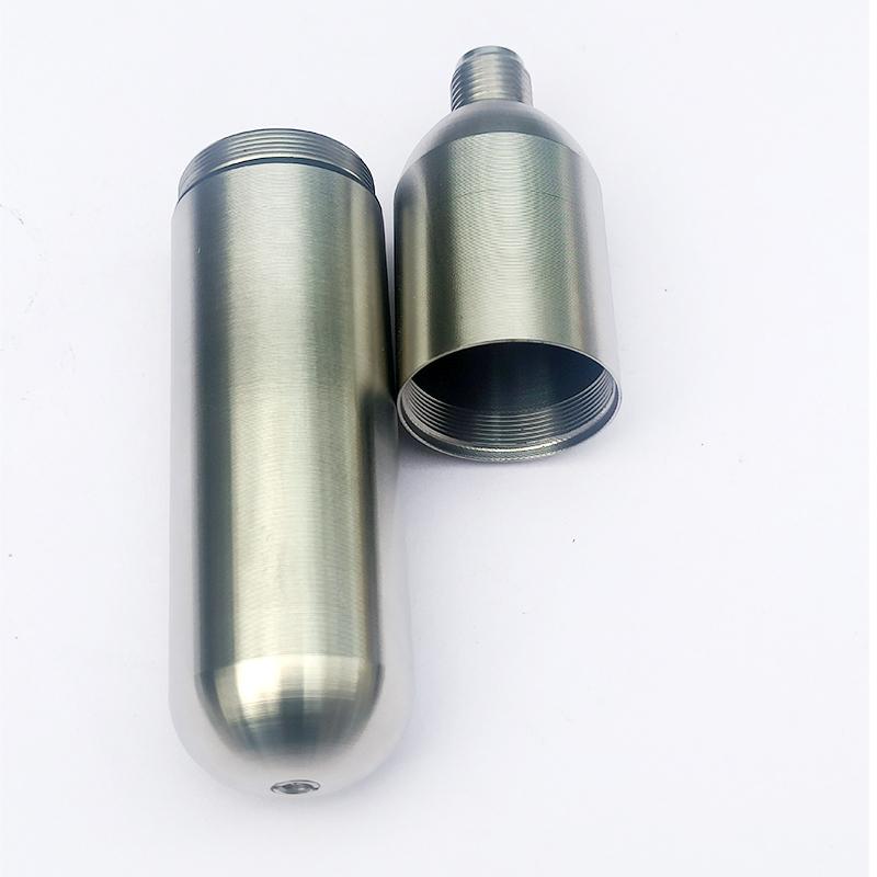 Cartucce di CO2 Ricaricabili da 45g Bombola Ricaricabile per Ciclismo all'Aperto Pompa d'Aria Gonfiabile per Auto Bevande Gassate Produzione di Birra
