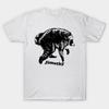 Asiatische Größe Baumwolle Unisex T-Shirt Druck T-Shirt Jimothy-Raccoon T-Shirt No-Cut Print Normale Passform