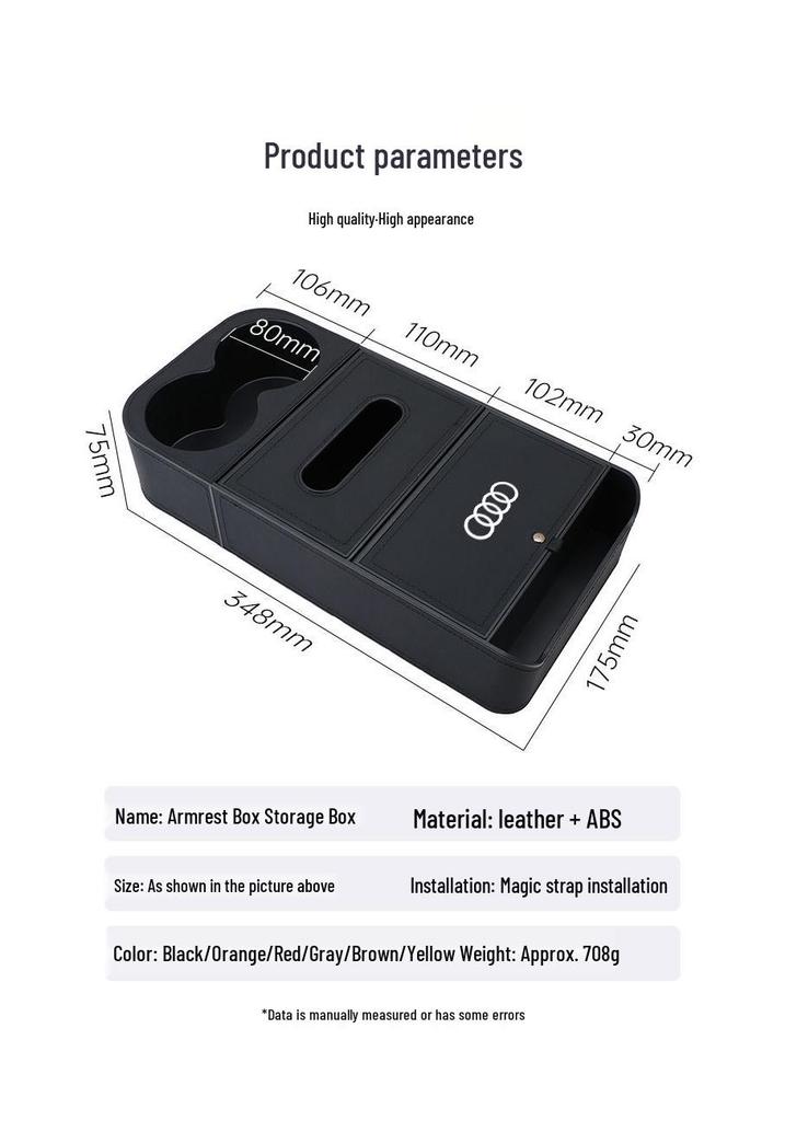 Multifunctional Car Center Armrest Storage Box for Tank 500/300