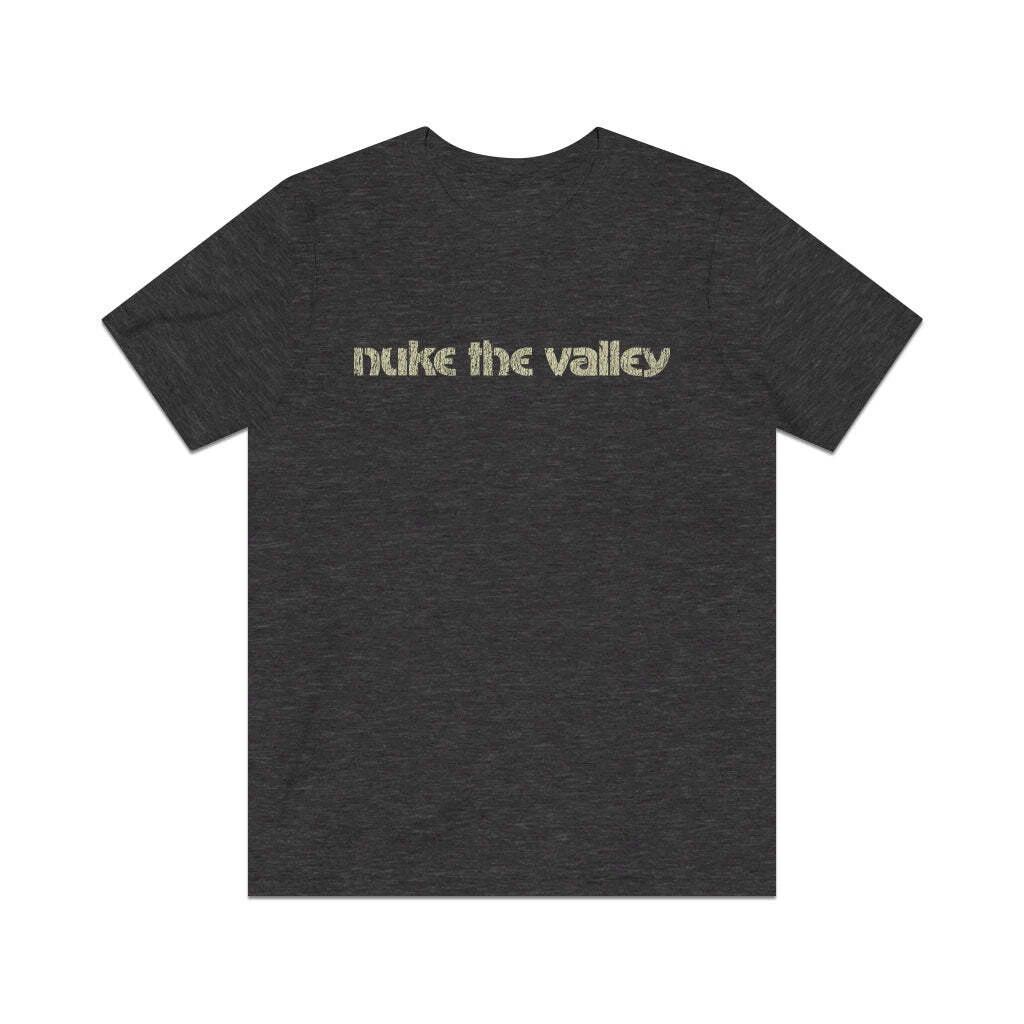 Nuke The Valley 1984 Vintage Men s T shirt S