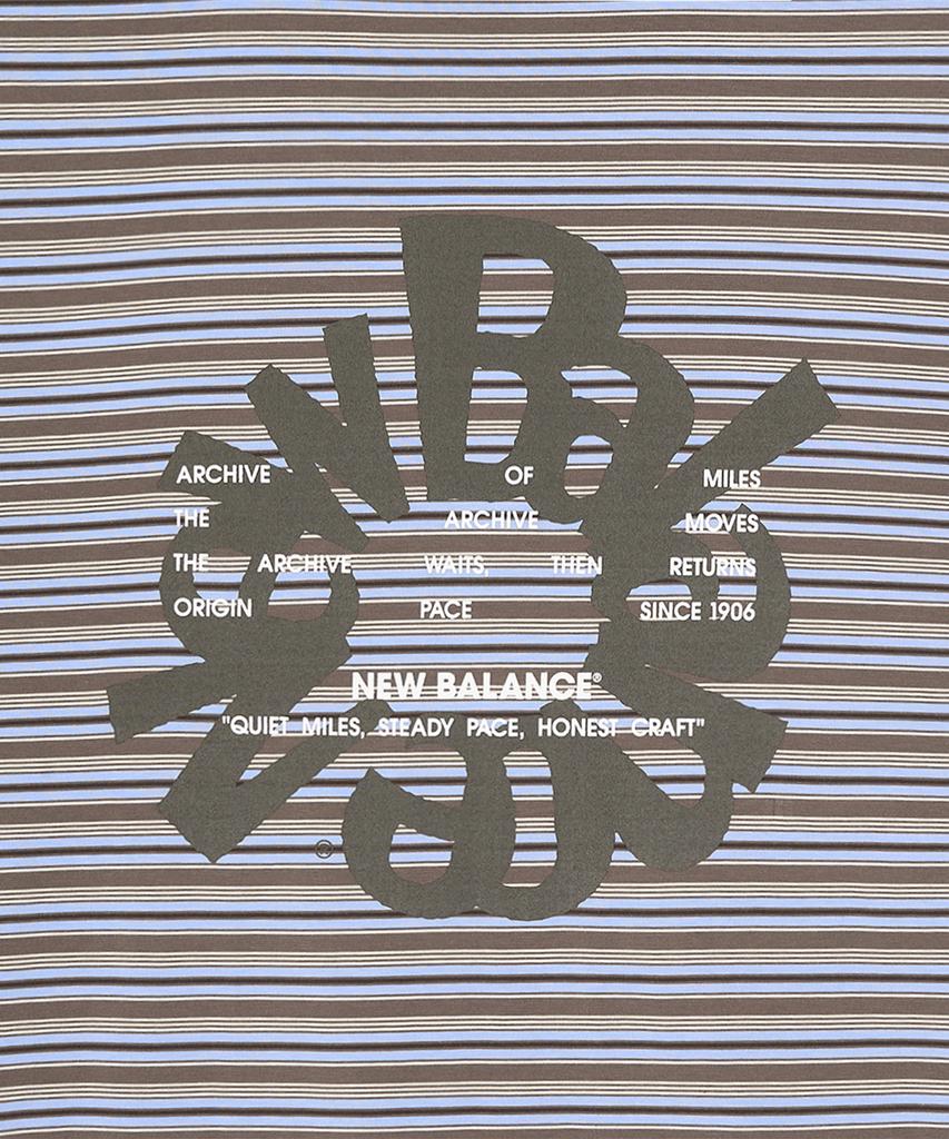 Nyuballanseu Nbndg31723 / Uni Archive Pace Circle Graphic Long Sleeve Tee (Mix)