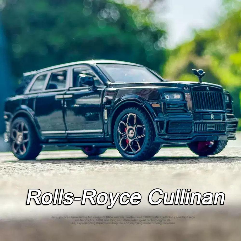 1:36 Rolls-royce Cullinan 911 Legierung Miniaturmodell Diecast Spielzeugauto Türen geöffnet Sound Licht Rückzugsfahrzeuge Autos Dekorationen