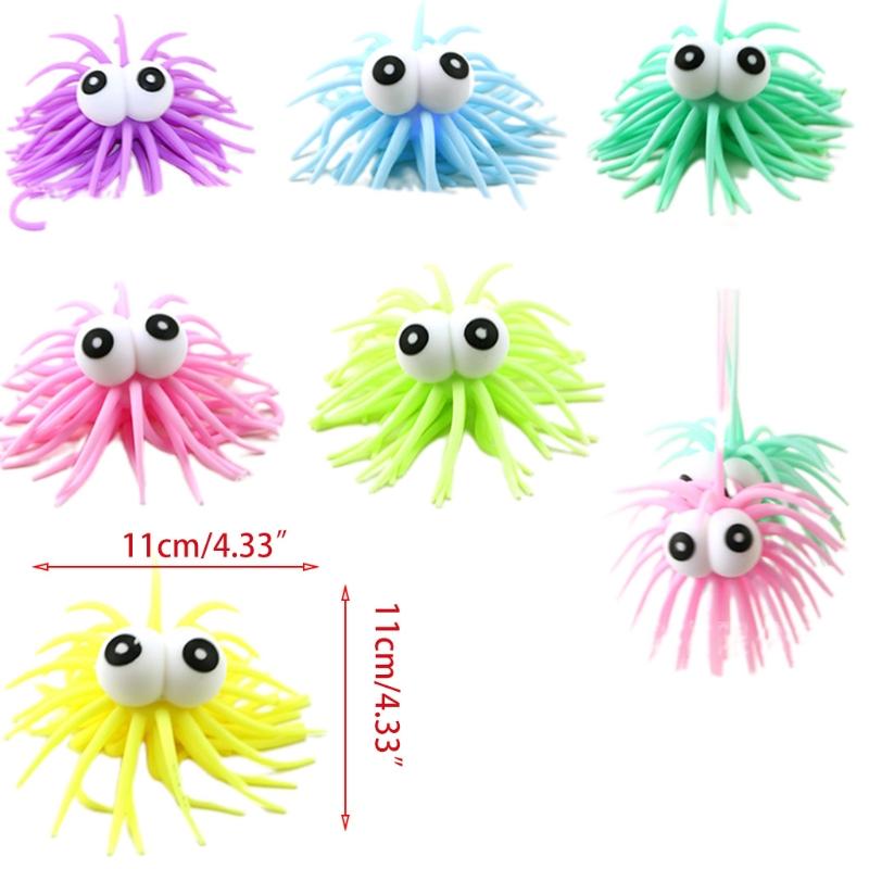 Kids Sensory Ball Stress Relief Luminous Squeezy Toy Eye-Catching Party Supplies Vent Decompression Squeeze Balls